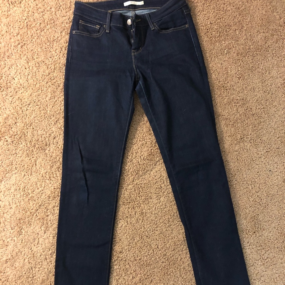 Levi 712 slim jeans dark wash